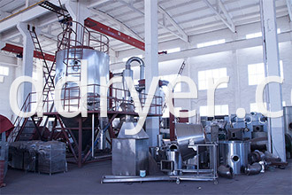 chemical material titanium white dryer machine high speed rotating flash dryer